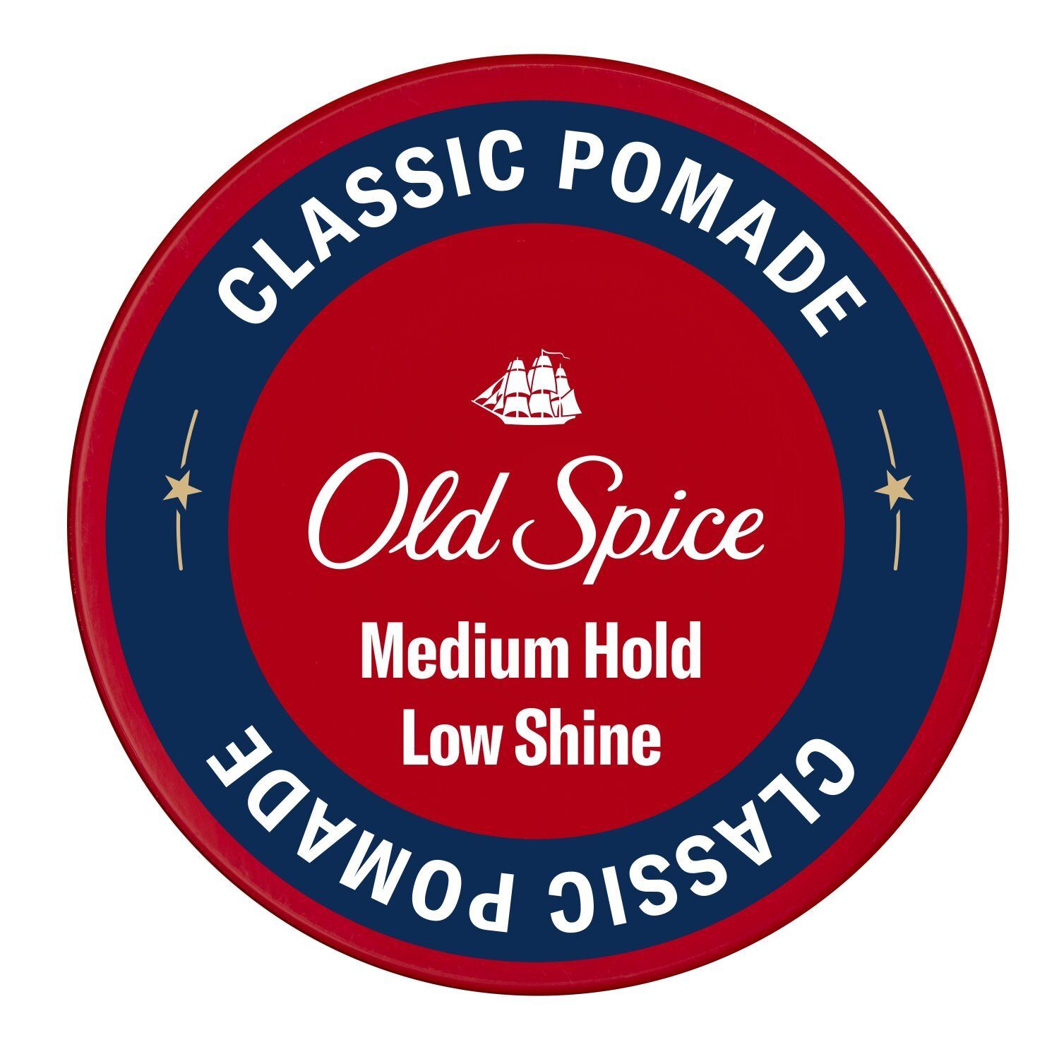 Old Spice Classic Pomade for Men, Medium Hold, Low Shine, Men's Hair Styling Pomade, 2.22 oz