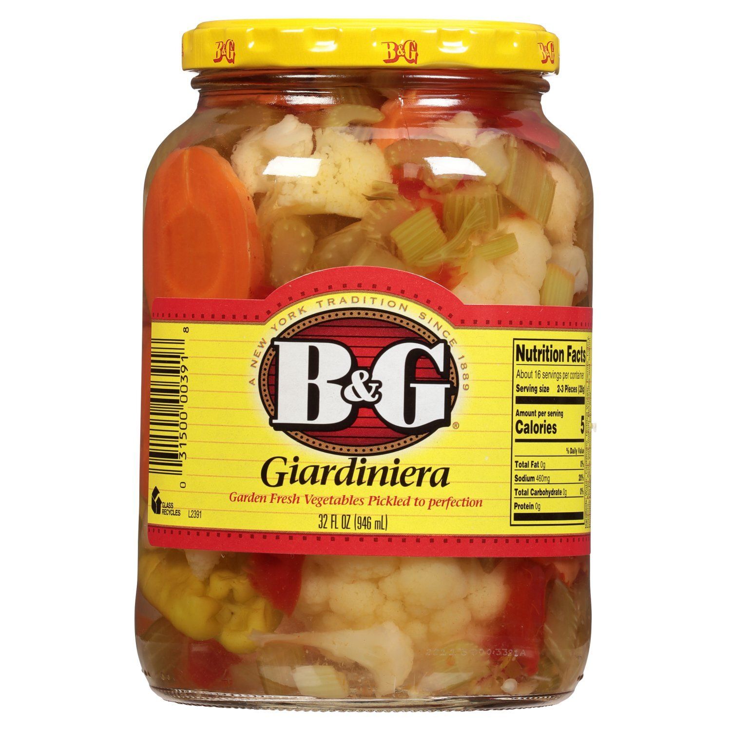 B&amp;G Giardiniera, 32 fl oz