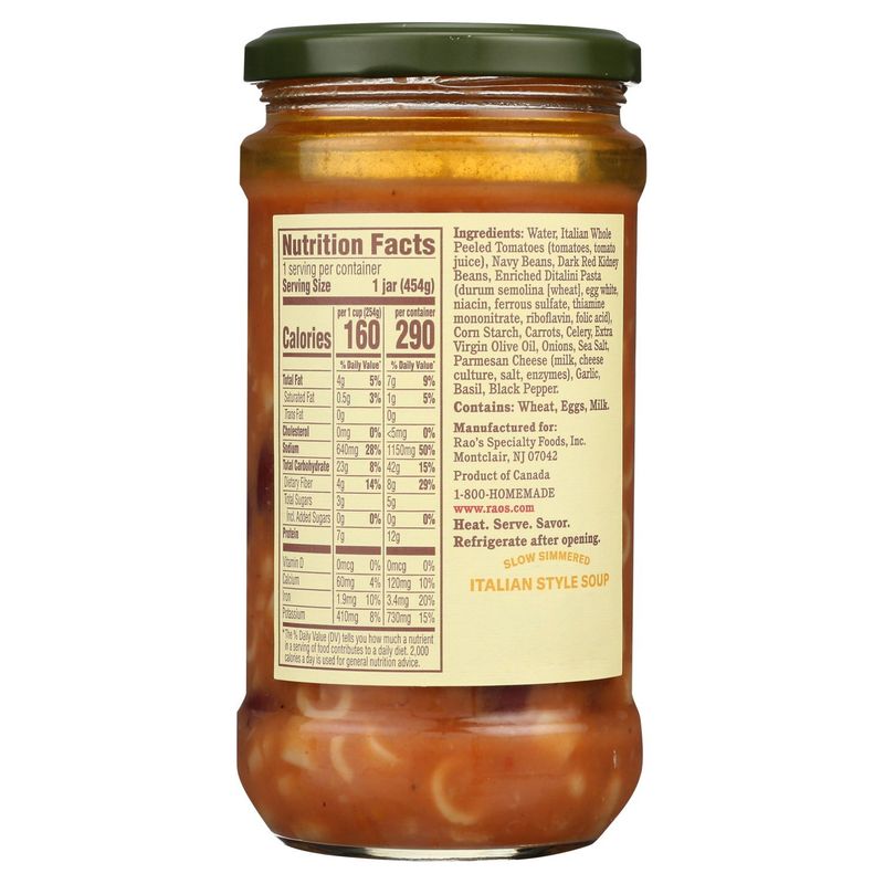Rao's Pasta Fagioli Soup, 16oz