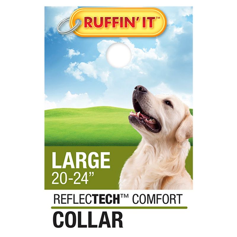 Ruffin' It ReflecTech Comfort 20-24" Large Collar, 4 count