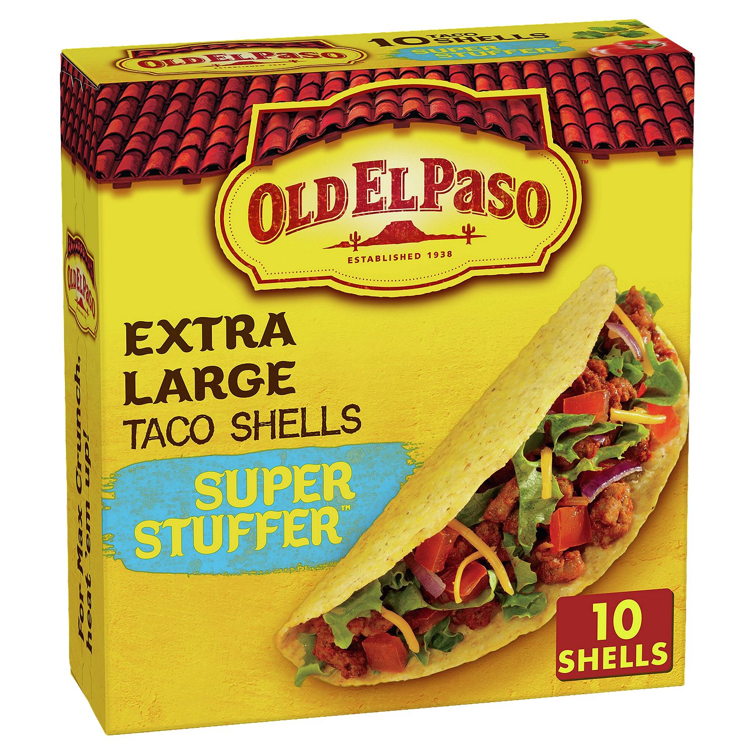 Old El Paso Super Stuffer Extra Large Taco Shells, 10 count, 6.6 oz