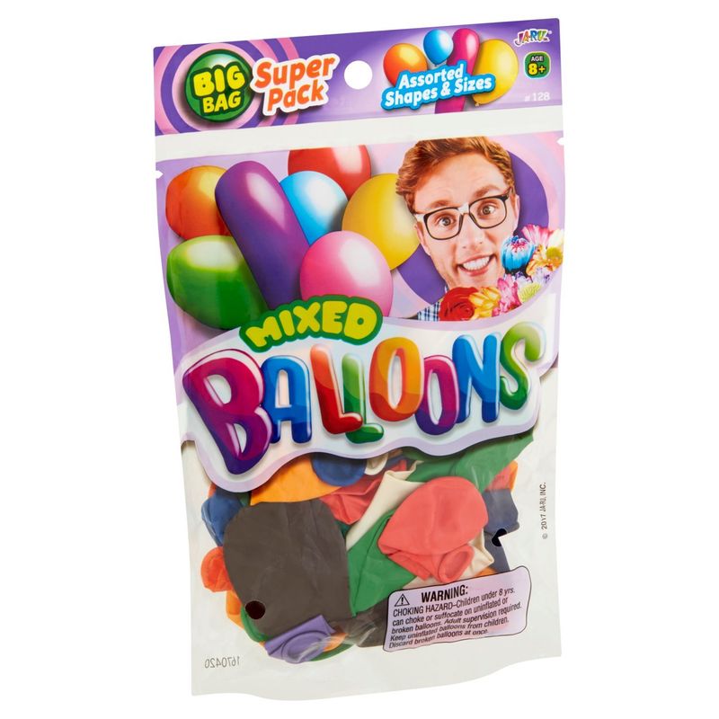 Ja-Ru Mixed Balloons Super Pack, Age 8+