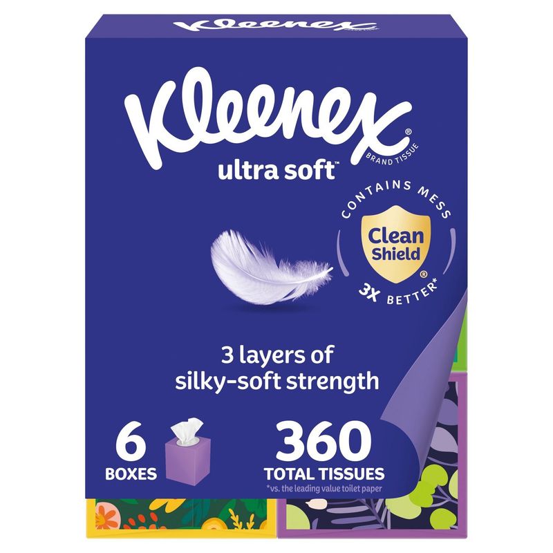 Kleenex Ultra Soft Tissues, 360 count