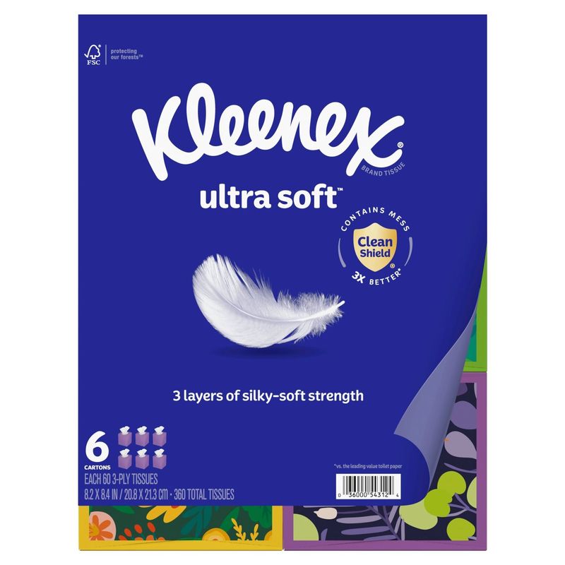 Kleenex Ultra Soft Tissues, 360 count