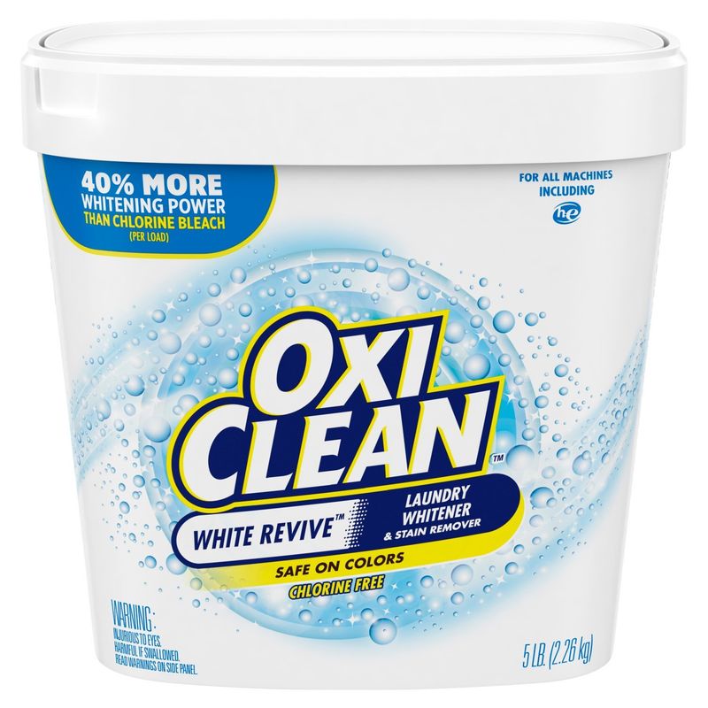OxiClean White Revive Laundry Whitener &amp; Stain Remover, 5 lb