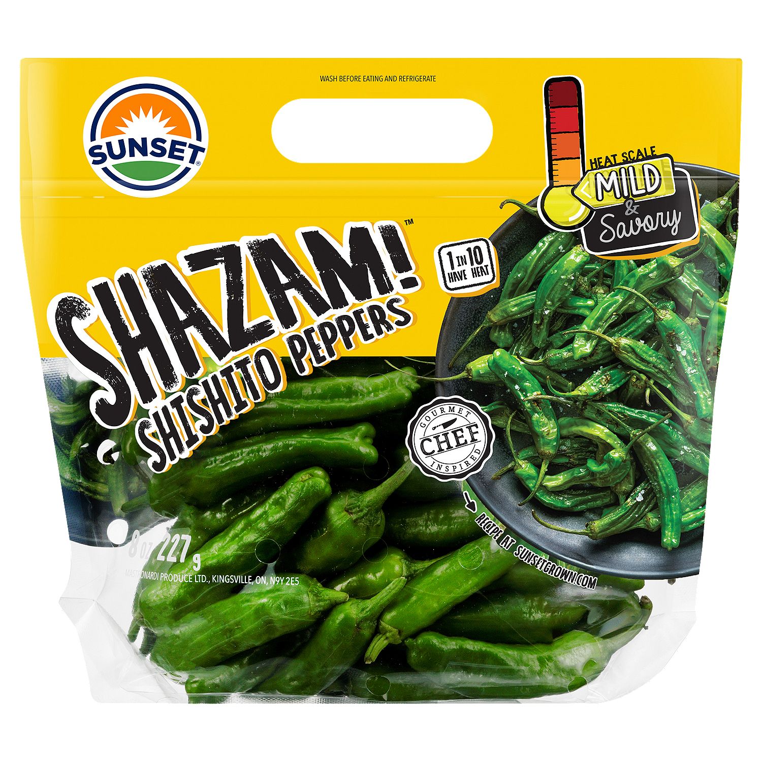 Sunset Shazam! Shishito Peppers, 8 oz bag