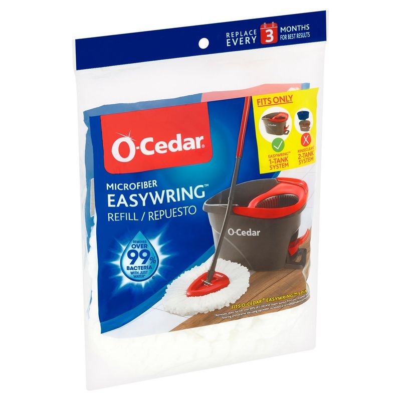 O-Cedar EasyWring Microfiber Refill Spin Mop
