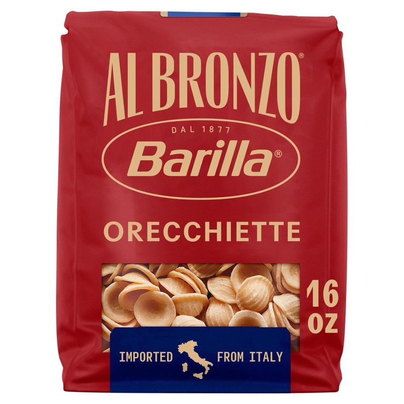 Barilla Al Bronzo Orecchiette N.356 Pasta, 1 lb