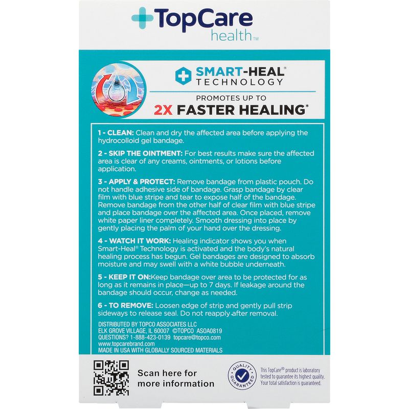 TopCare Hydrocolloid Gel Bandages