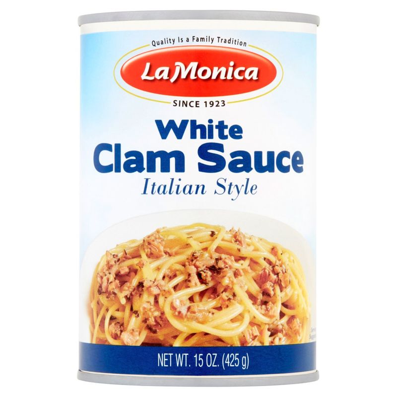 La Monica Italian Style White Clam Sauce, 15 oz