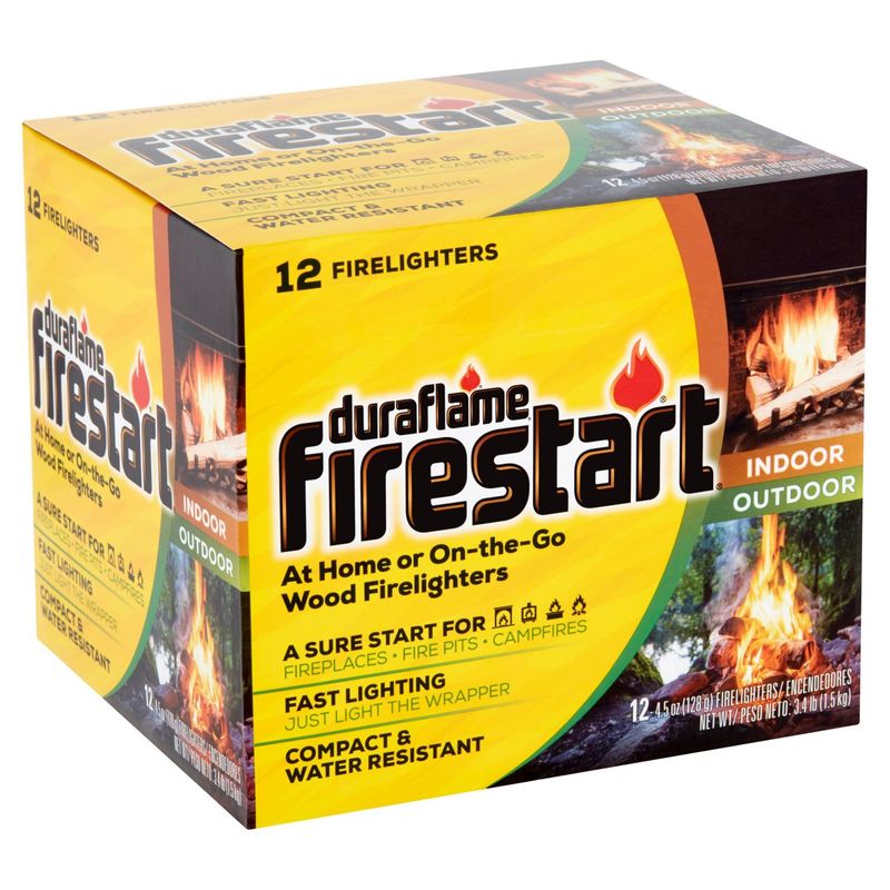 Duraflame Firestart Indoor Outdoor Firelighters, 4.5 oz, 12 count