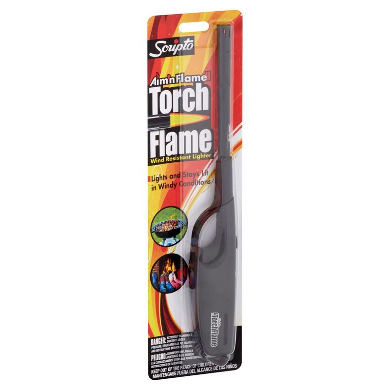 Scripto Aim 'n Flame II Torch Flame Wind Resistant Lighter
