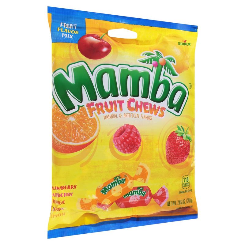 Storck Mamba Fruit Flavor Mix Fruit Chews, 7.05 oz