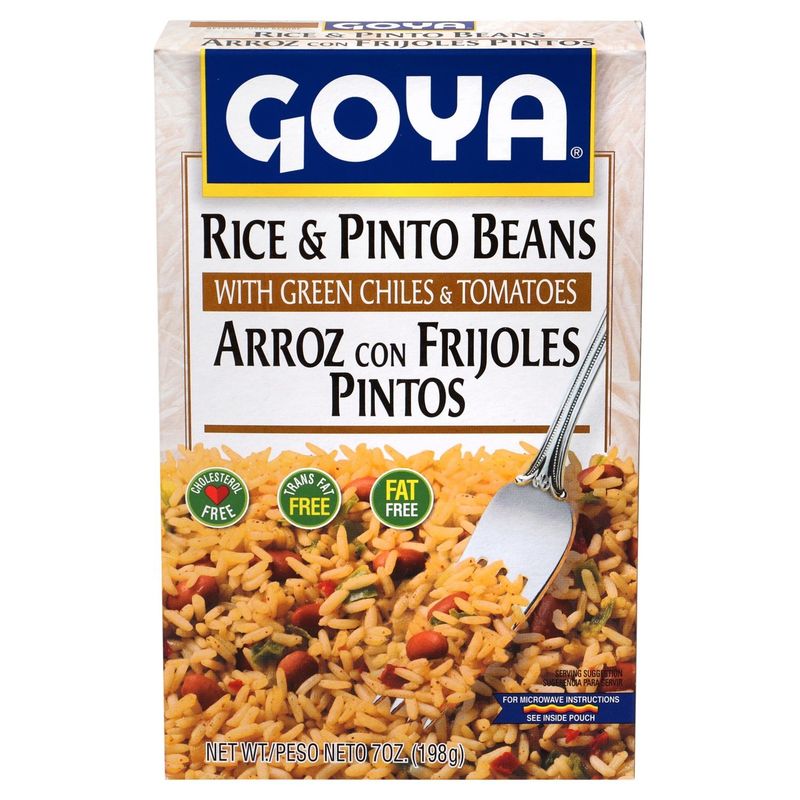Goya Rice &amp; Pinto Beans with Green Chiles &amp; Tomatoes, 7 oz