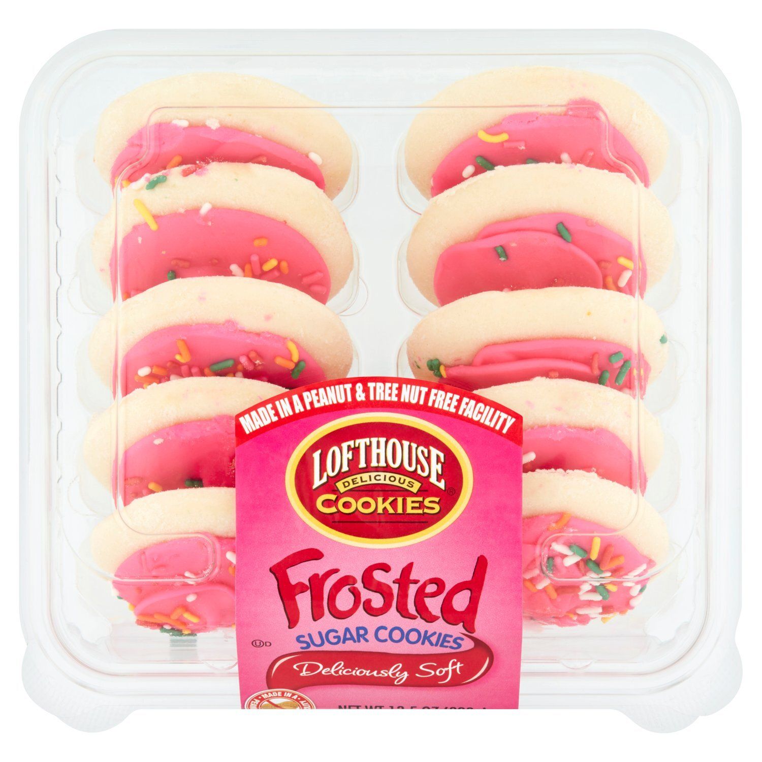Lofthouse Frosted Sugar Cookies, 10 count, 13.5 oz