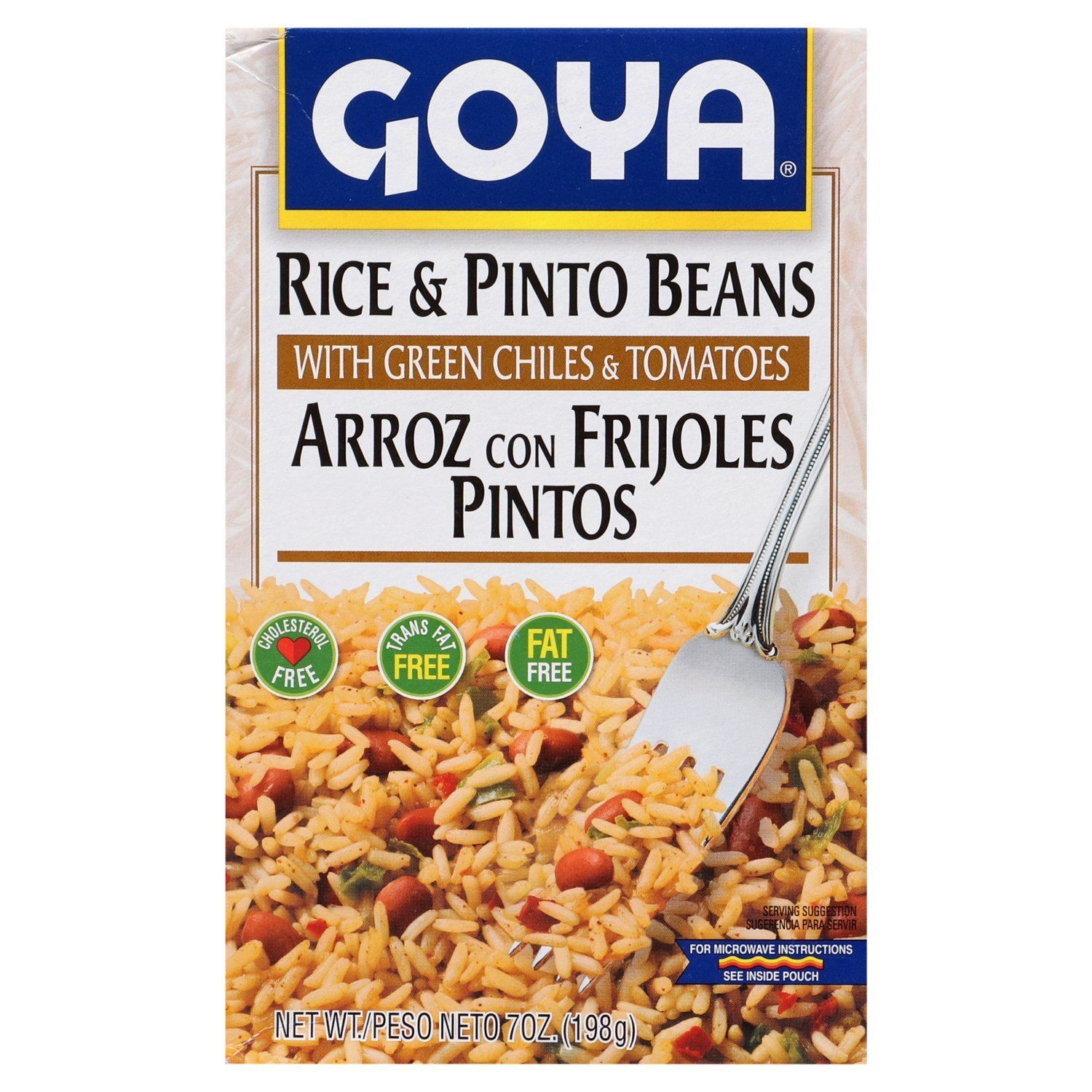 Goya Rice &amp; Pinto Beans with Green Chiles &amp; Tomatoes, 7 oz