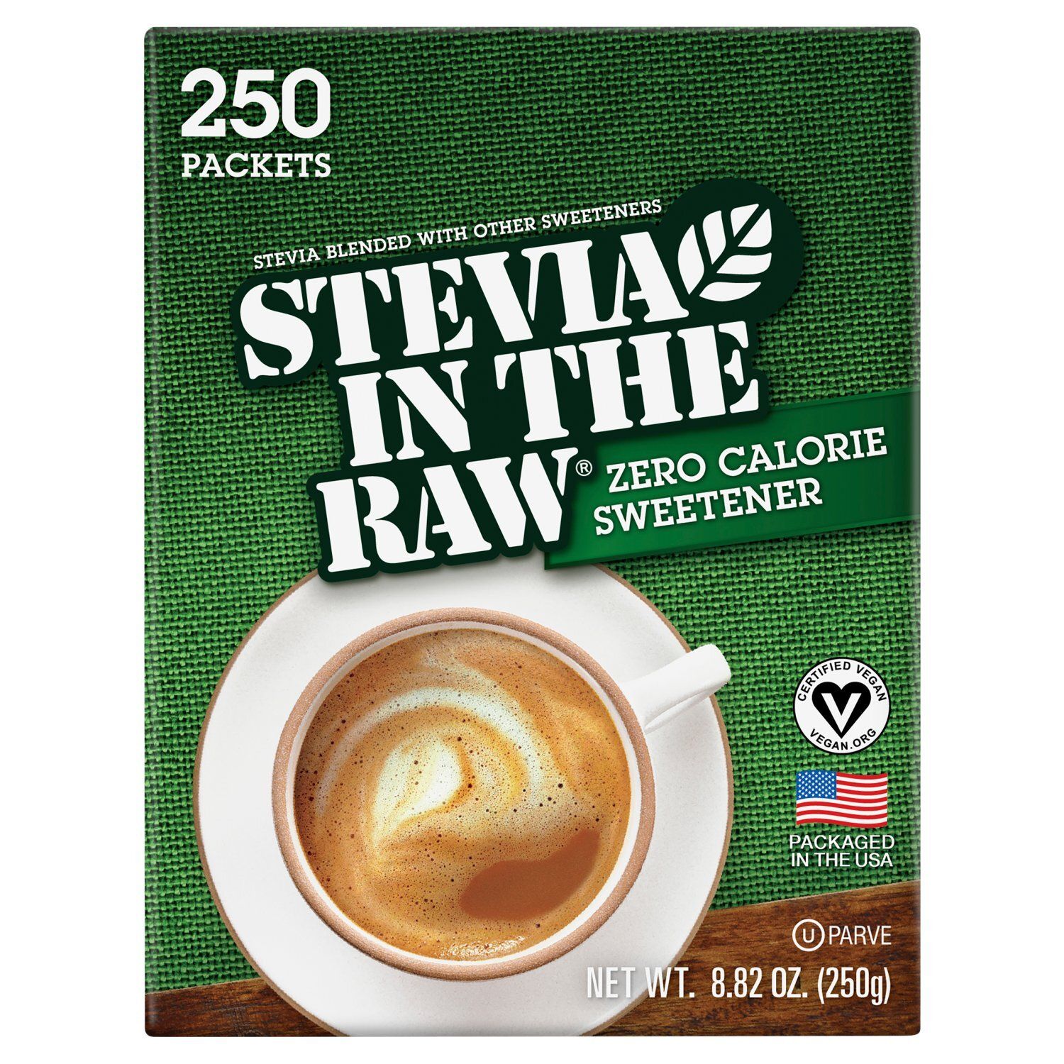 Stevia In The Raw Zero Calorie Sweetener, 250 count, 8.82 oz