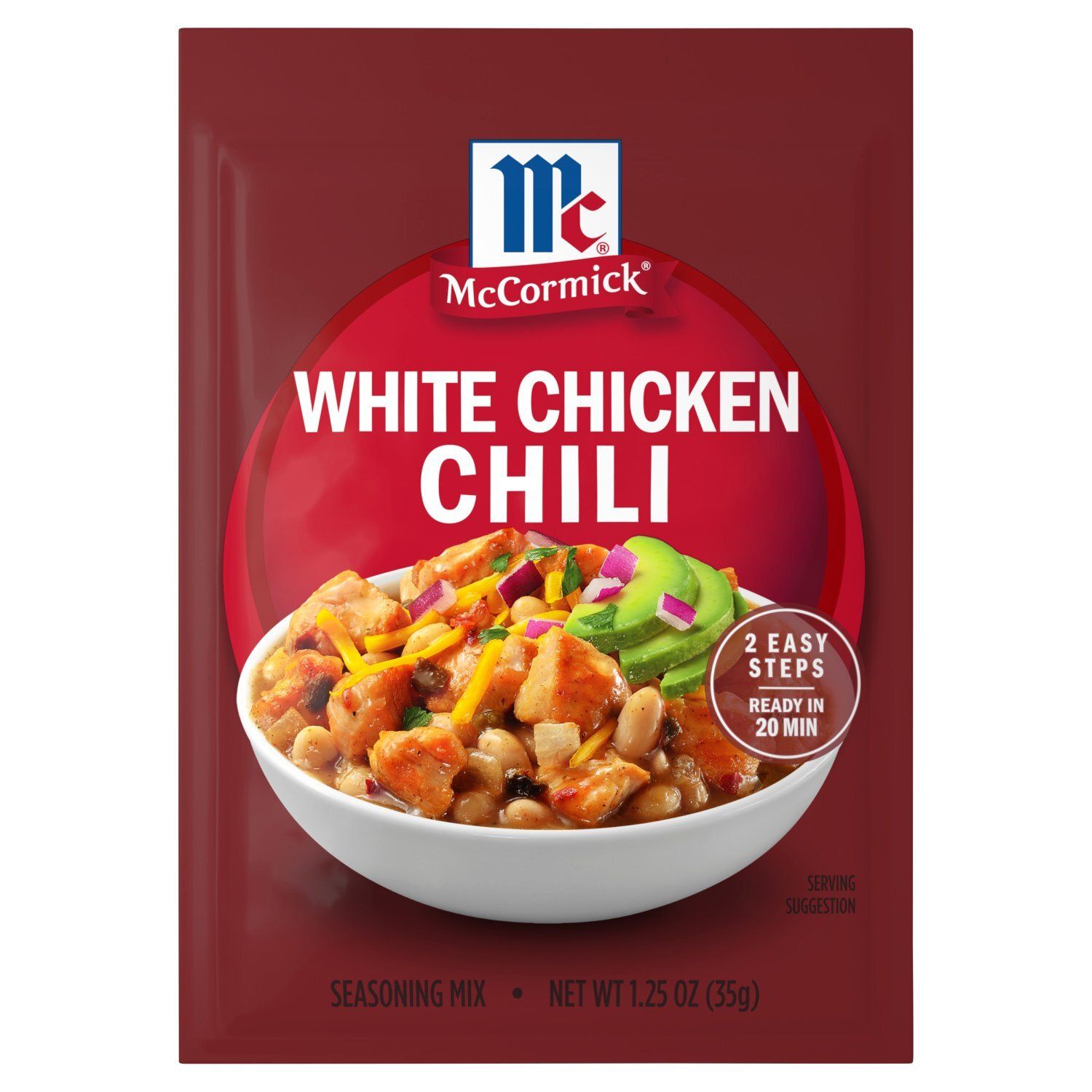 McCormick White Chicken Chili Seasoning Mix, 1.25 oz