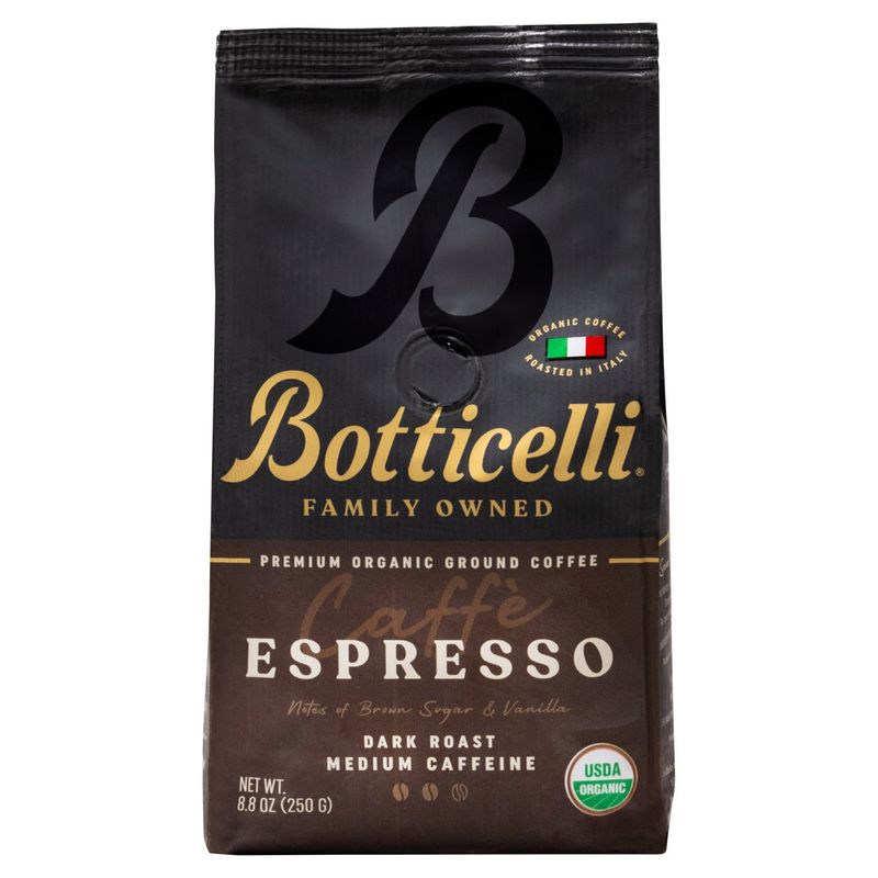 Botticelli Espresso Dark Roast Coffee, 8.8 oz