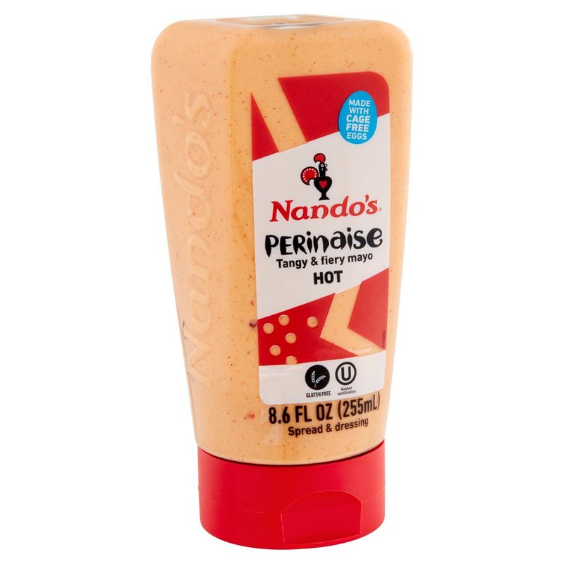 Nando's Hot Perinaise Spread &amp; Dressing, 8.6 fl oz