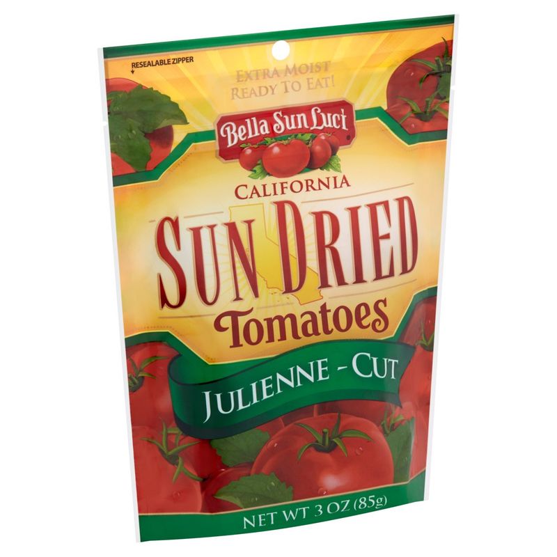 Bella Sun Luci Julienne - Cut California Sun Dried Tomatoes, 3 oz