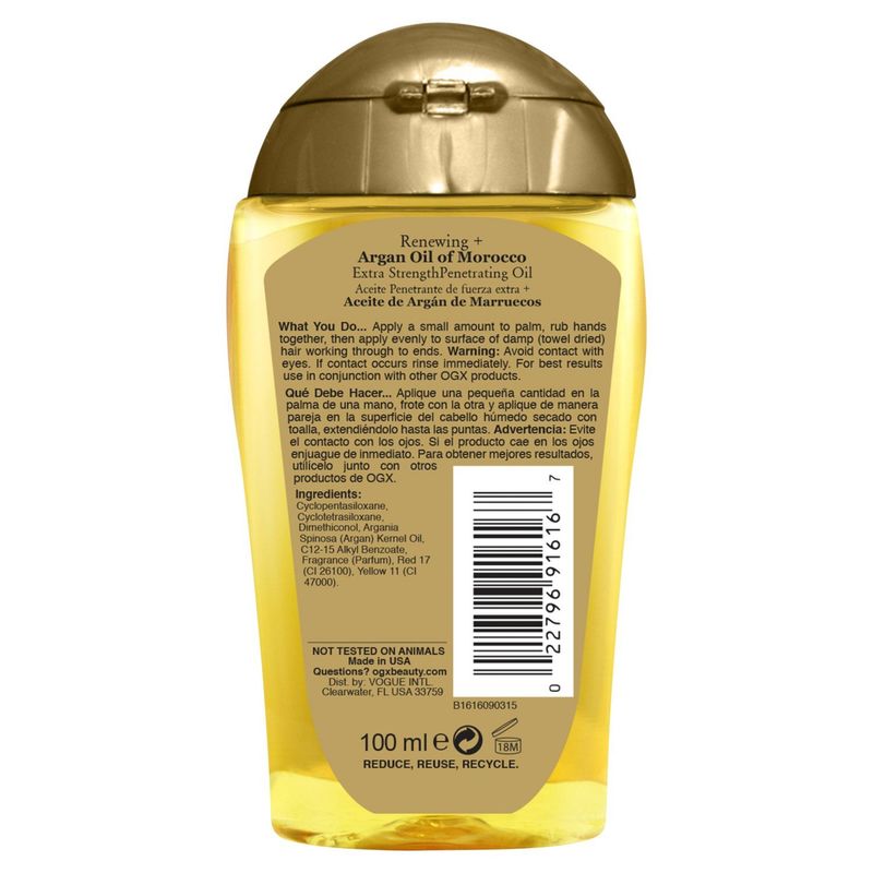 Ogx Renewing+ Argan Oil of Morocco Extra Penetrating Oil, 3.3 fl oz