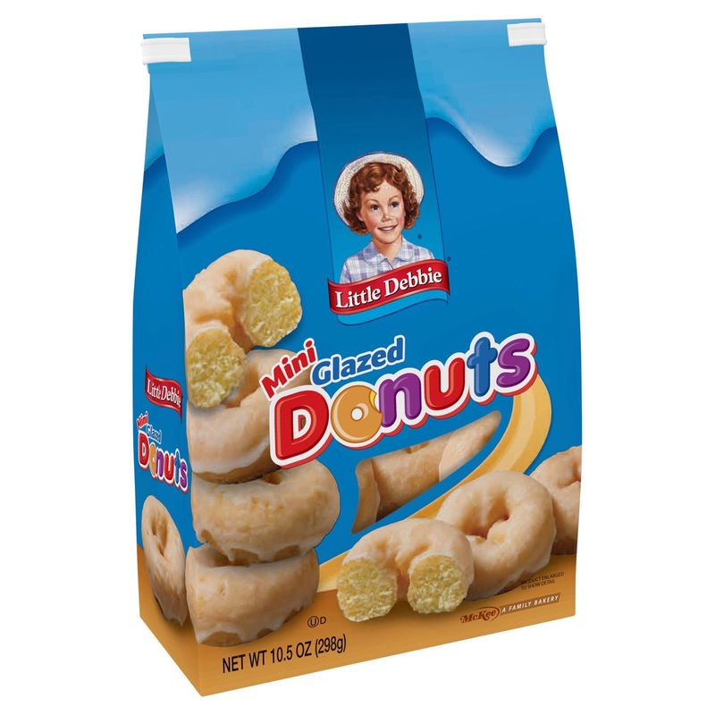 McKee Little Debbie Mini Glazed Donuts, 10.5 oz