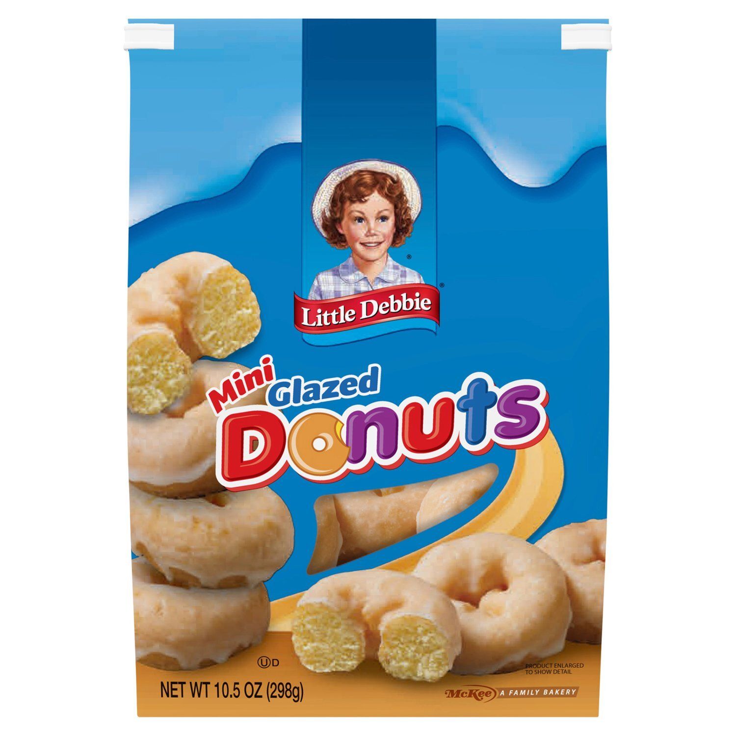 McKee Little Debbie Mini Glazed Donuts, 10.5 oz