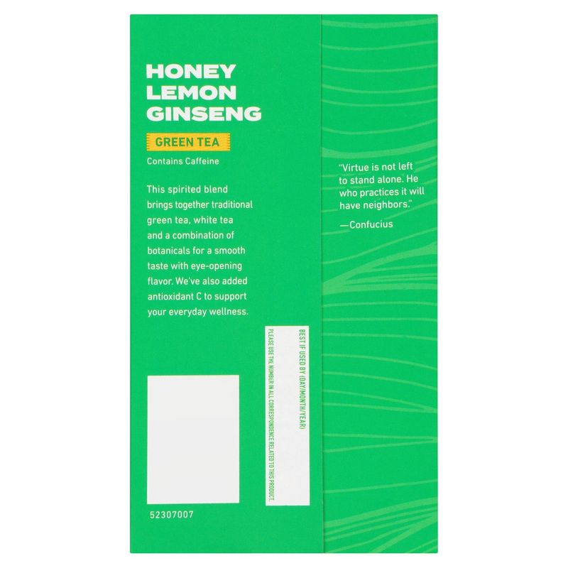 Celestial Seasonings® Honey Lemon Ginseng Green Tea Bags 20 ct Box