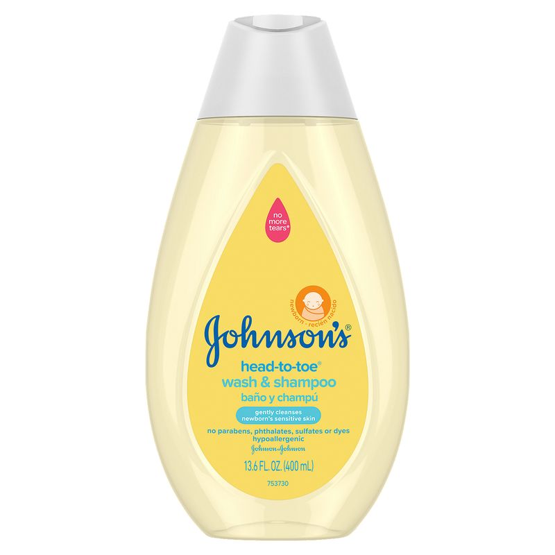 Johnson's Head-To-Toe Baby Wash &amp; Shampoo, 13.6 oz