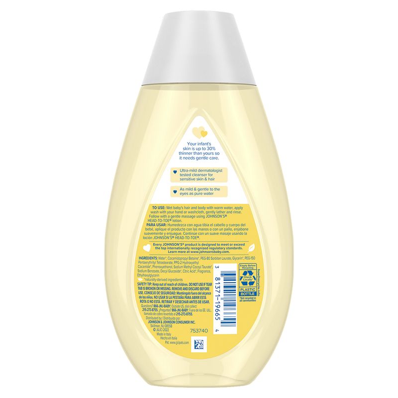 Johnson's Head-To-Toe Baby Wash &amp; Shampoo, 13.6 oz