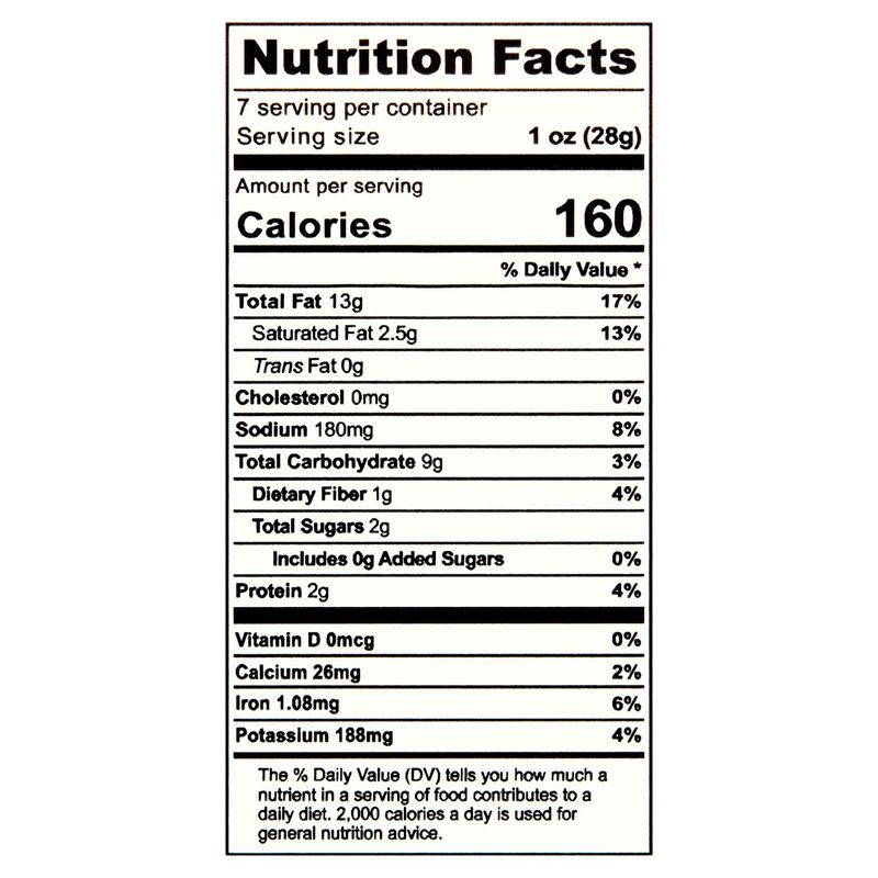 Klein's Naturals Roasted Salted Cashews, 7 oz