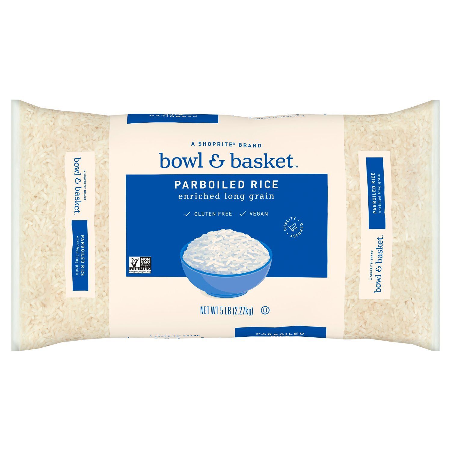 Bowl &amp; Basket Enriched Long Grain Parboiled Rice, 5 lb