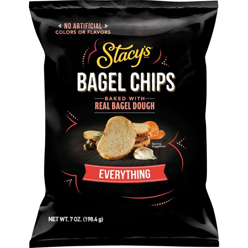 Stacy's Baked Bagel Chips Everything 7 Oz
