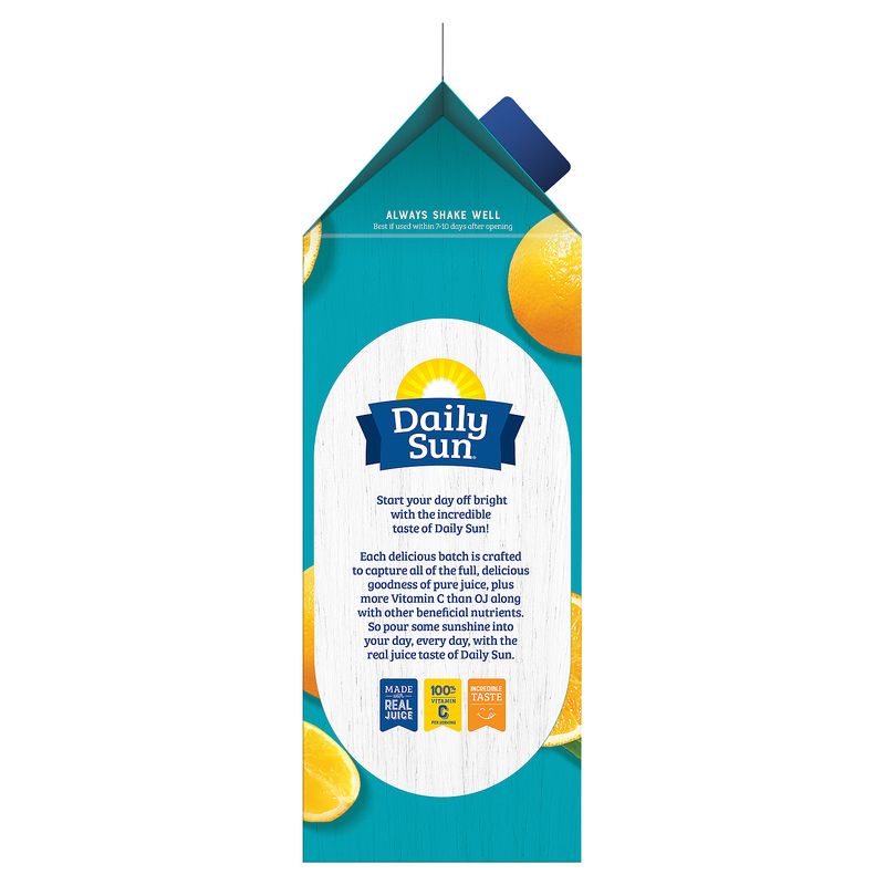 Daily Sun Orange Juice Beverage, 52 fl oz