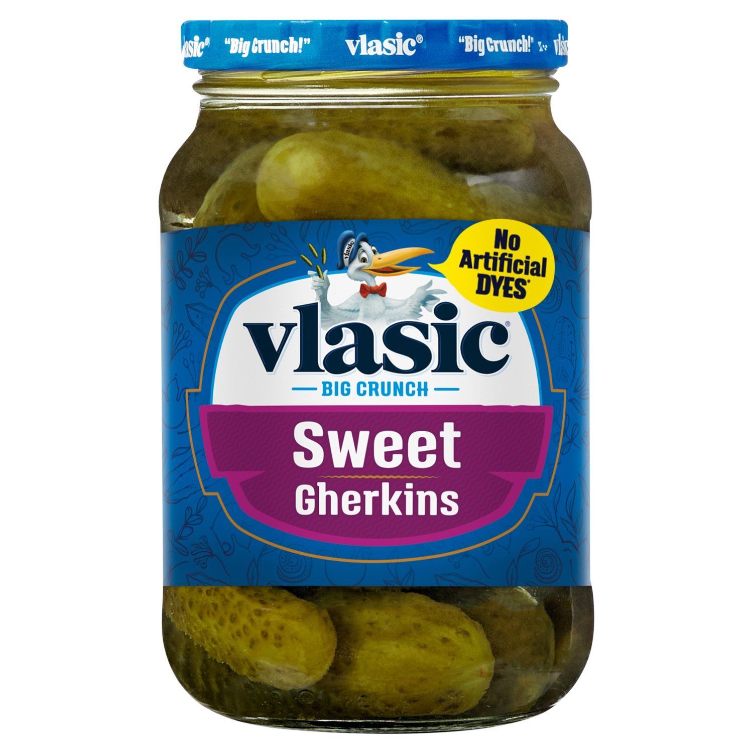 Vlasic Sweet Gherkins Pickles, 16 fl oz