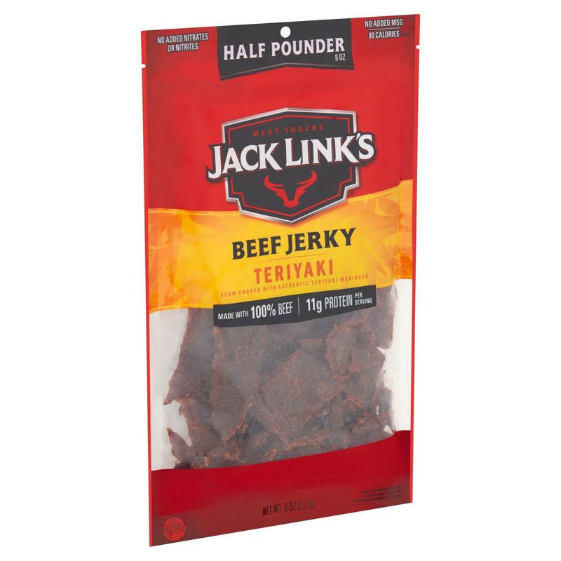 Jack Link's Teriyaki Beef Jerky, 8 oz