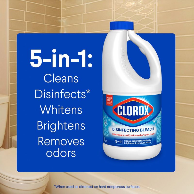 Clorox Disinfecting Bleach, 43 fl oz