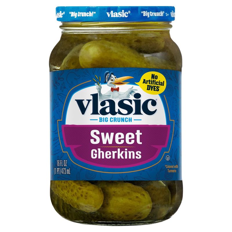 Vlasic Sweet Gherkins Pickles, 16 fl oz