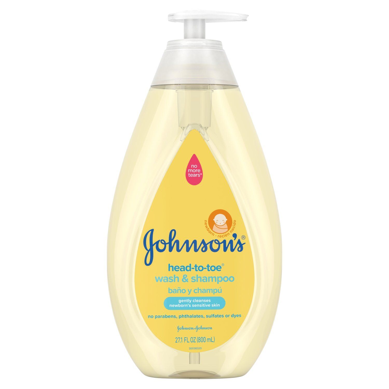 Johnson's Head-To-Toe Wash &amp; Shampoo, 27.1 fl oz