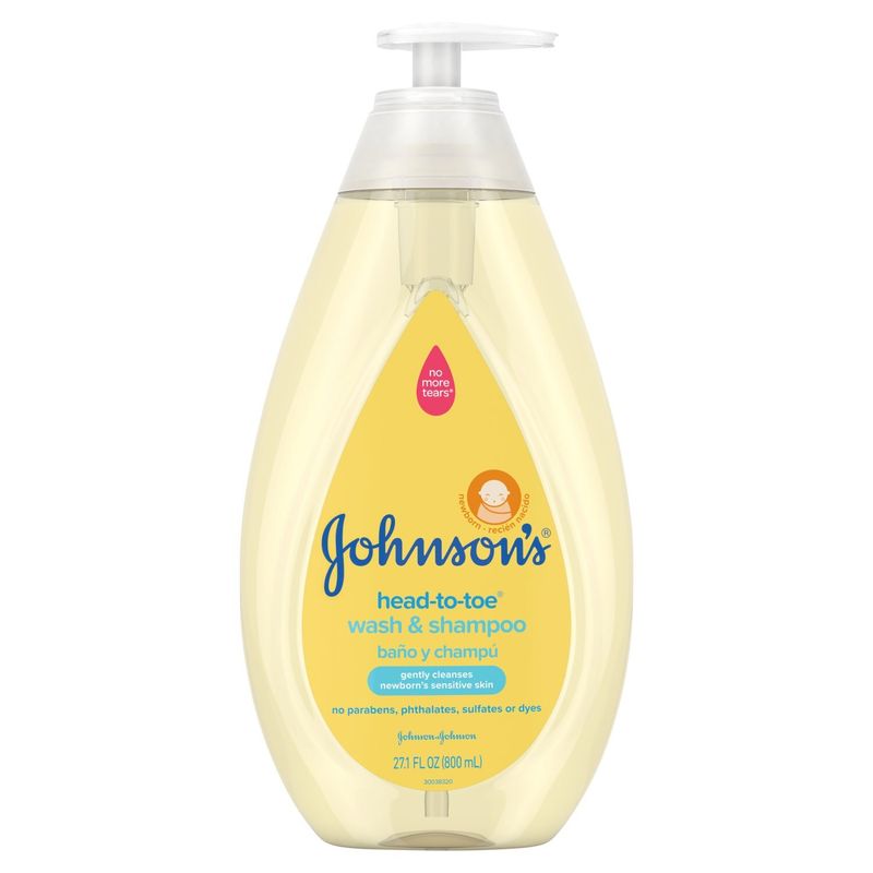 Johnson's Head-To-Toe Wash &amp; Shampoo, 27.1 fl oz
