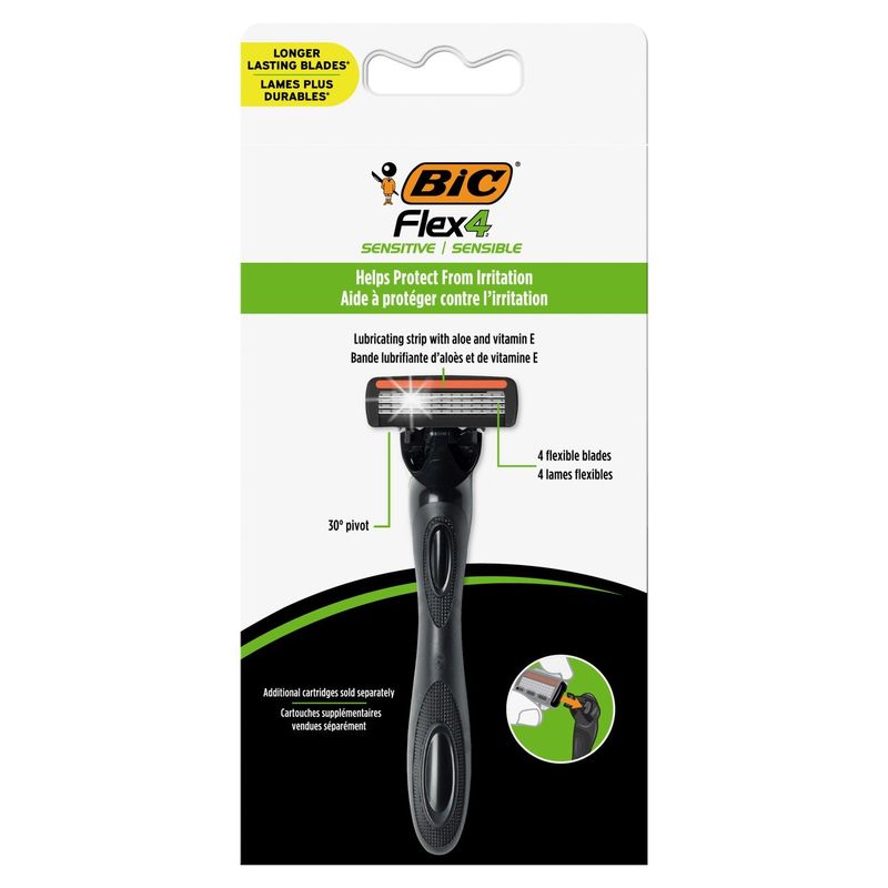 Bic Flex 4 Sensitive Handle and Cartridges
