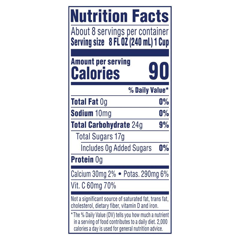 Ocean Spray Grapefruit 100% Juice, 60 fl oz