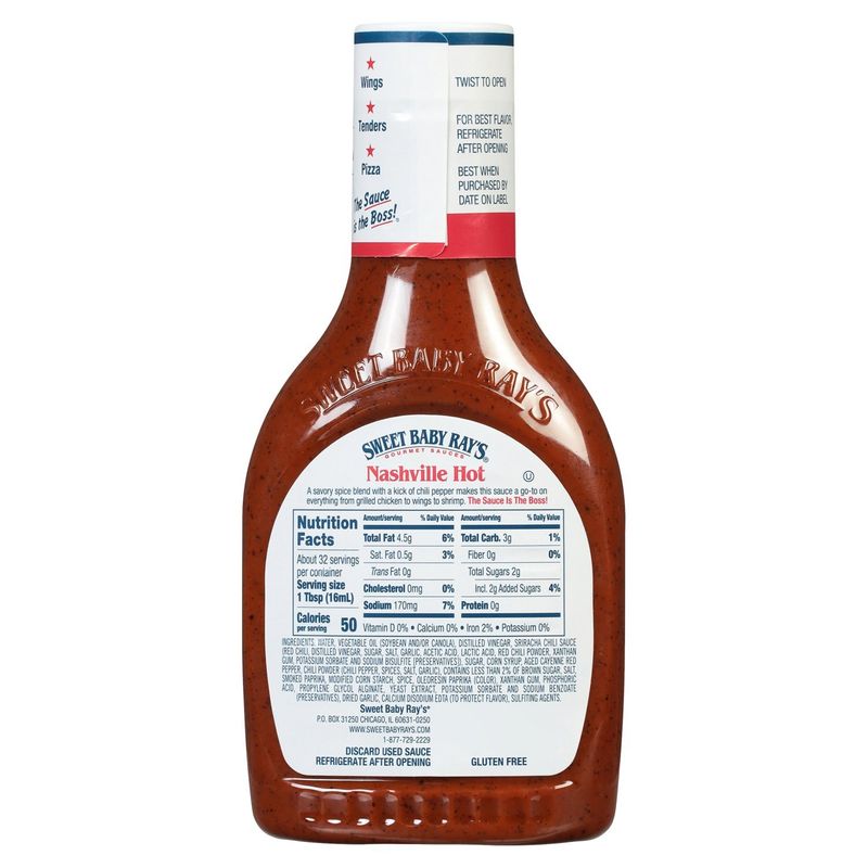 Sweet Baby Ray's Nashville Hot Wing Sauce, 16 fl oz