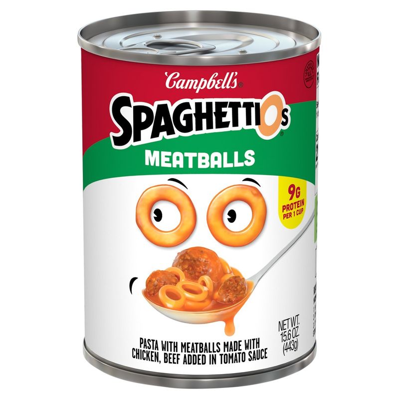 Campbell's SpaghettiOs Meatballs Pasta, 15.6 oz