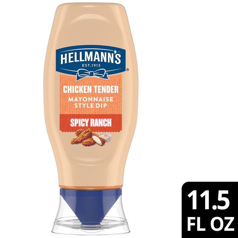 Hellmann's Spicy Ranch Chicken Tender Mayonnaise Style Dip, 11.5 fl oz