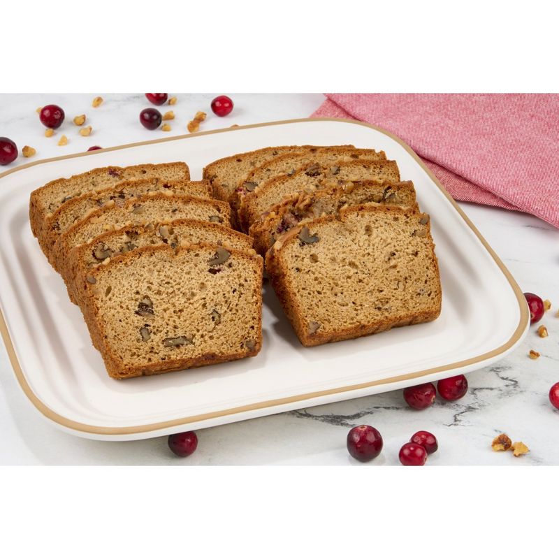 Sliced Cranberry Nut Bread