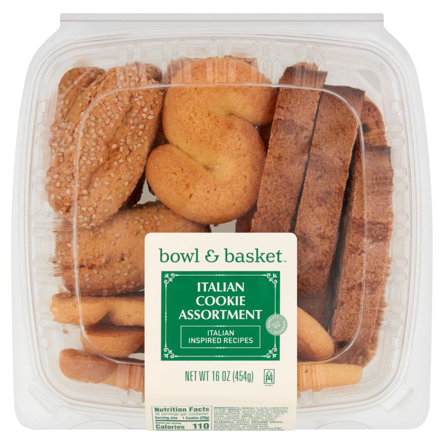 Bowl &amp; Basket Italian Cookie Assortment, 16 oz