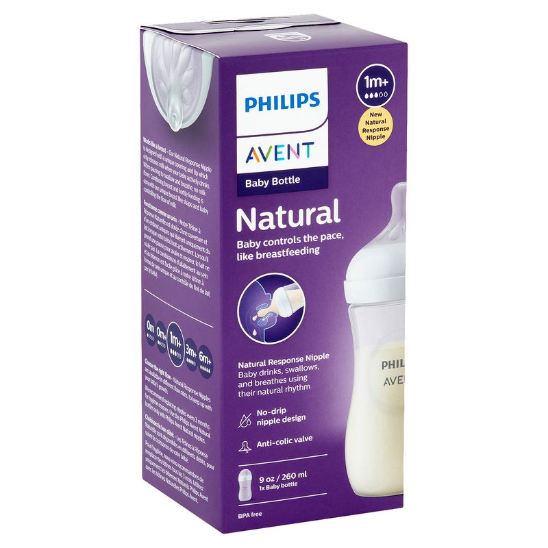 Philips Avent Natural Baby Bottle, 1m+