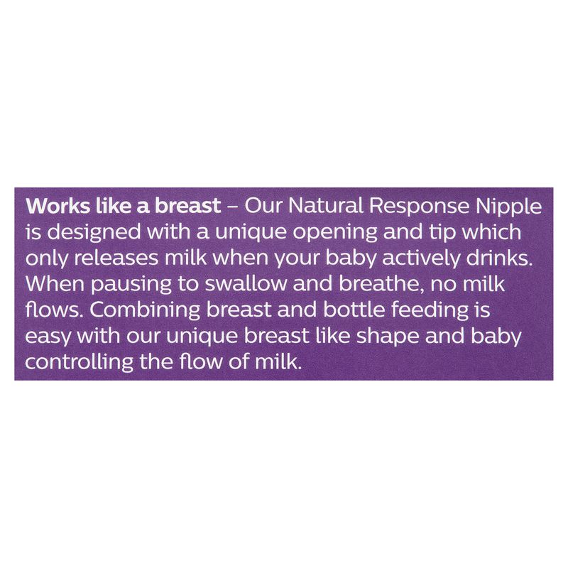 Philips Avent Natural Baby Bottle, 1m+